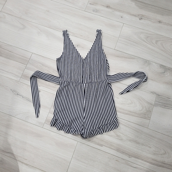 Zara Pants - Zara Striped Romper Medium